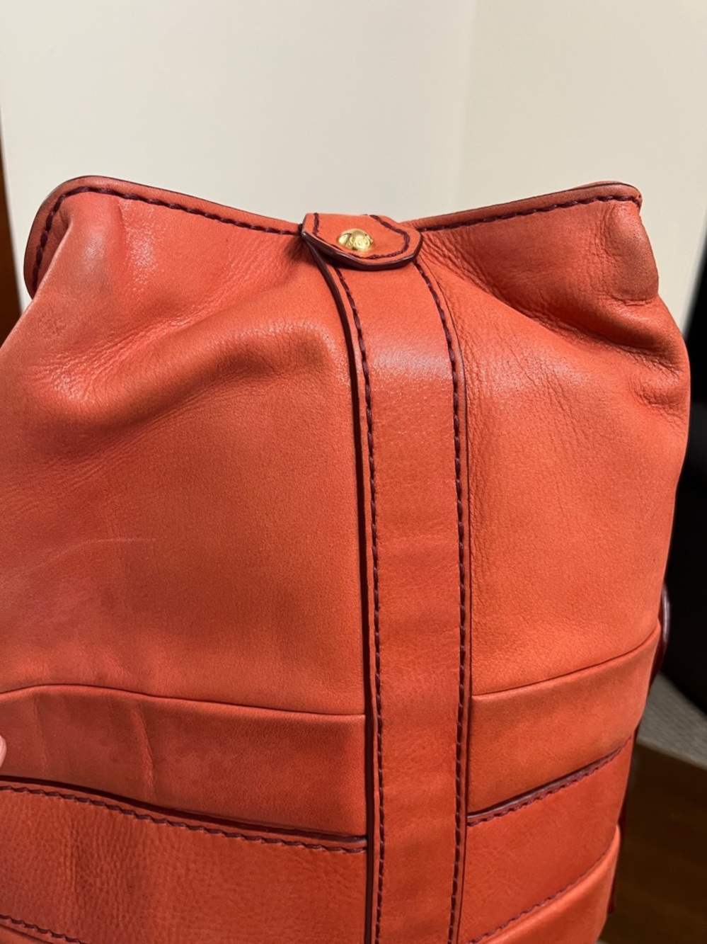 Tod's  nubuck Leather Shoulder Bag with Gold Hardware - Picture 14 of 16